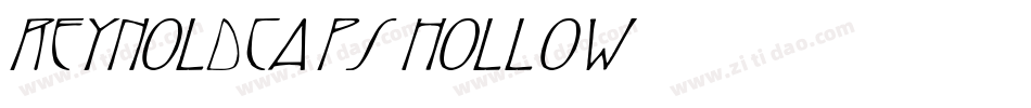 ReynoldCaps Hollow字体转换